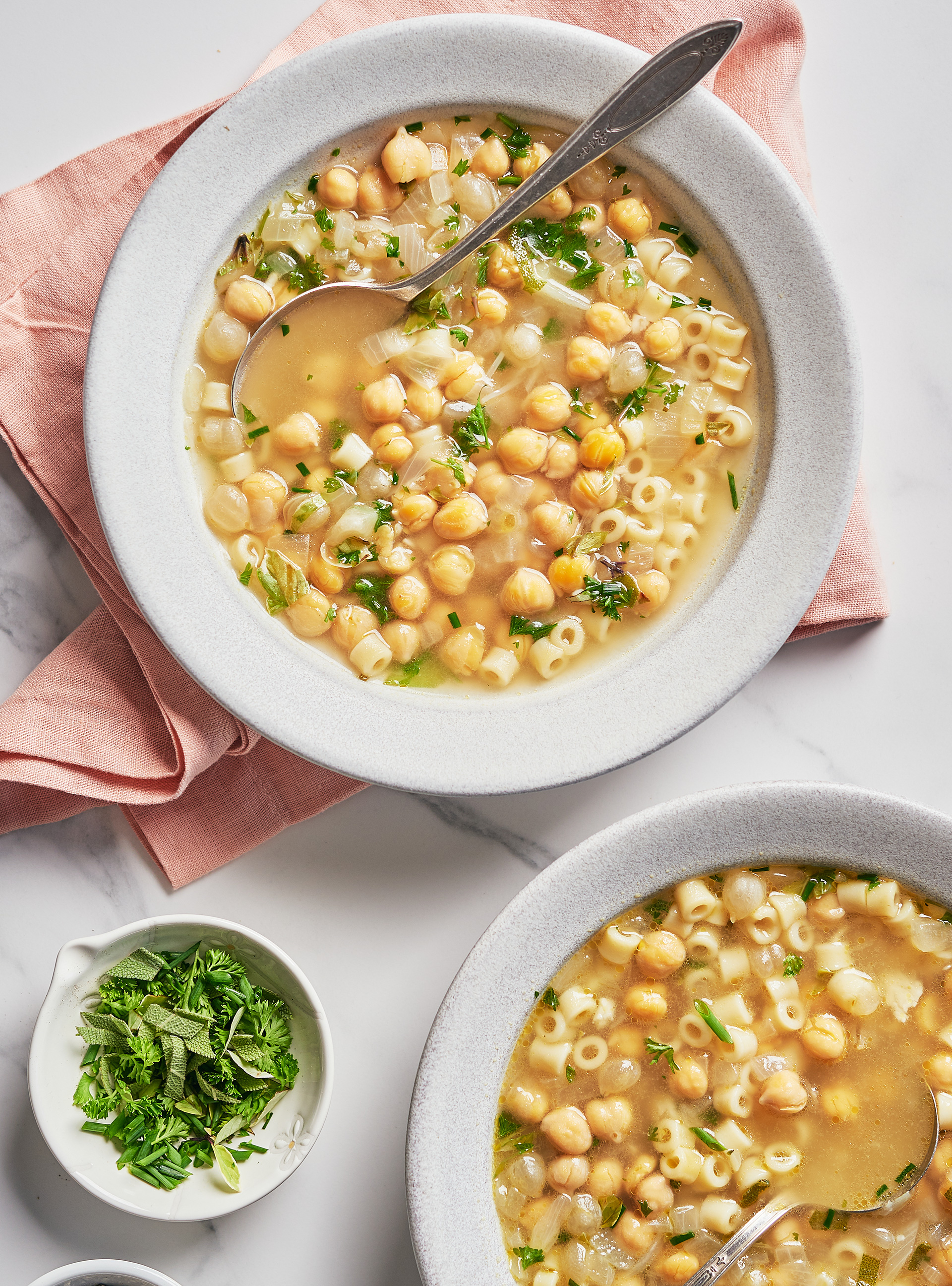 Chickpea and Pasta Soup