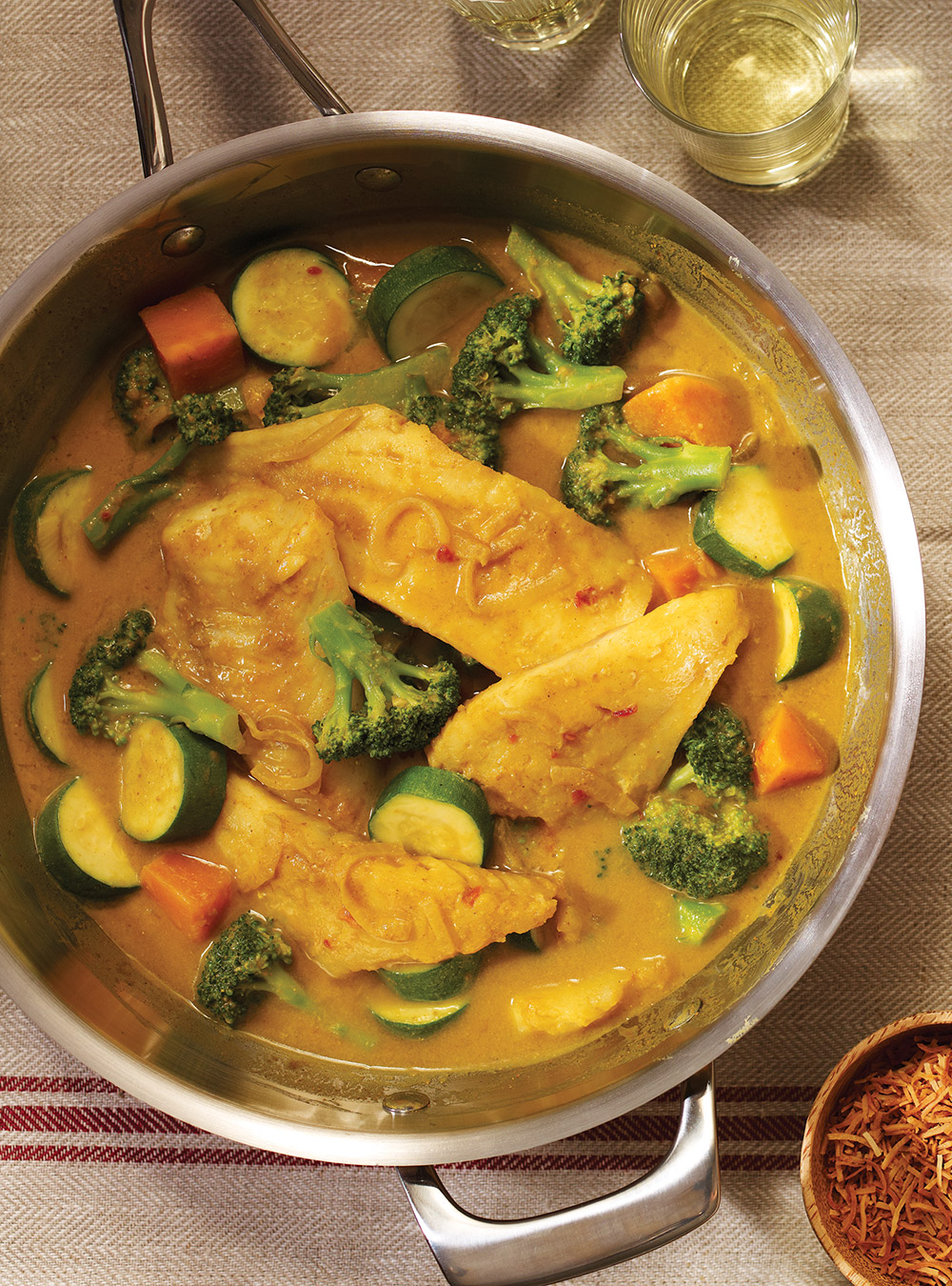 Cari de poisson aux arachides