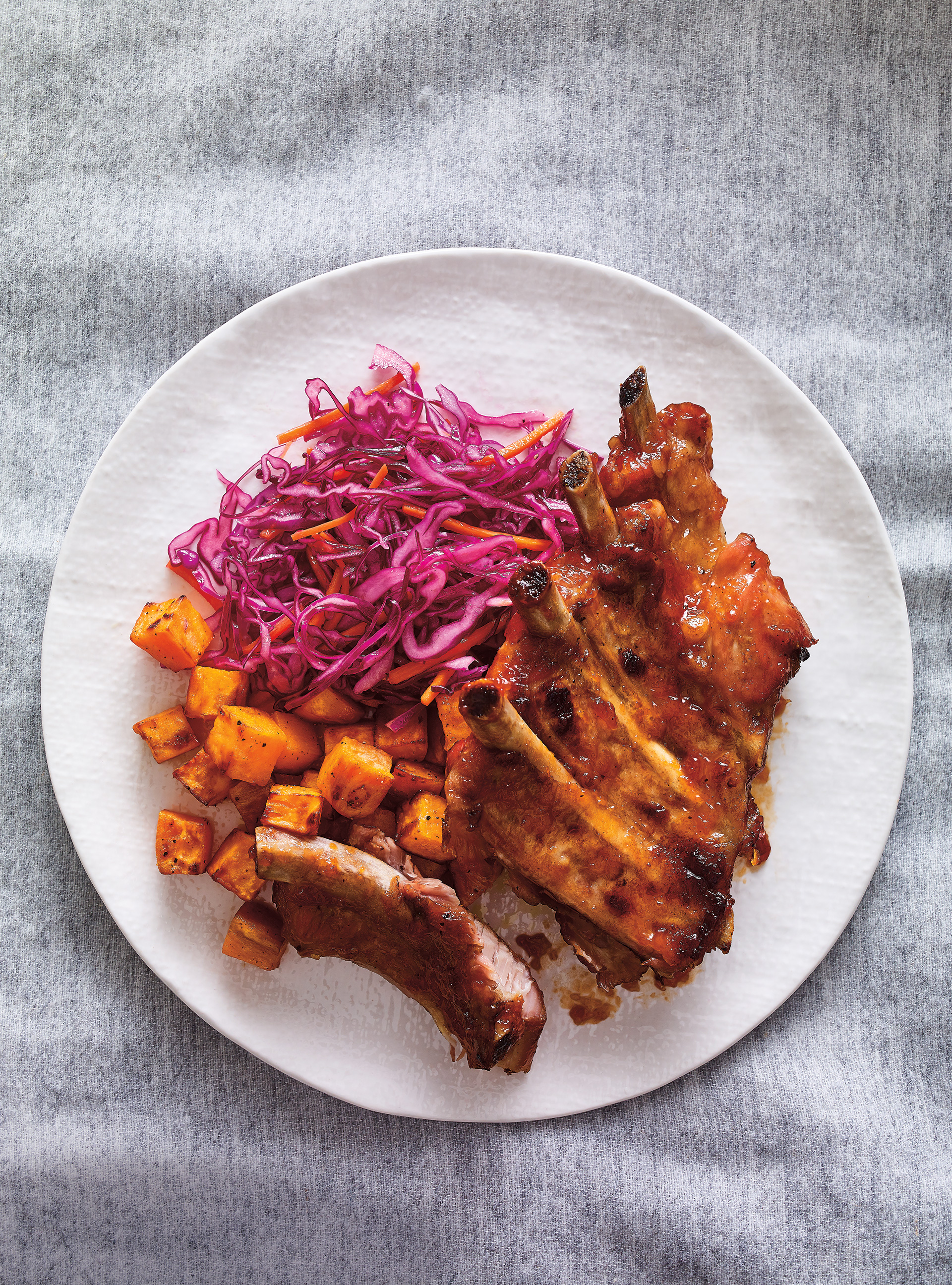 Côtes levées au miso et à l’érable