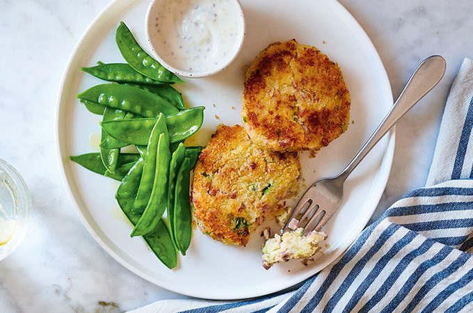 Croquettes de pommes de terre au jambon